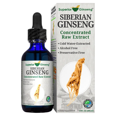 Siberian Ginseng Extract 2oz - Optimally Organic