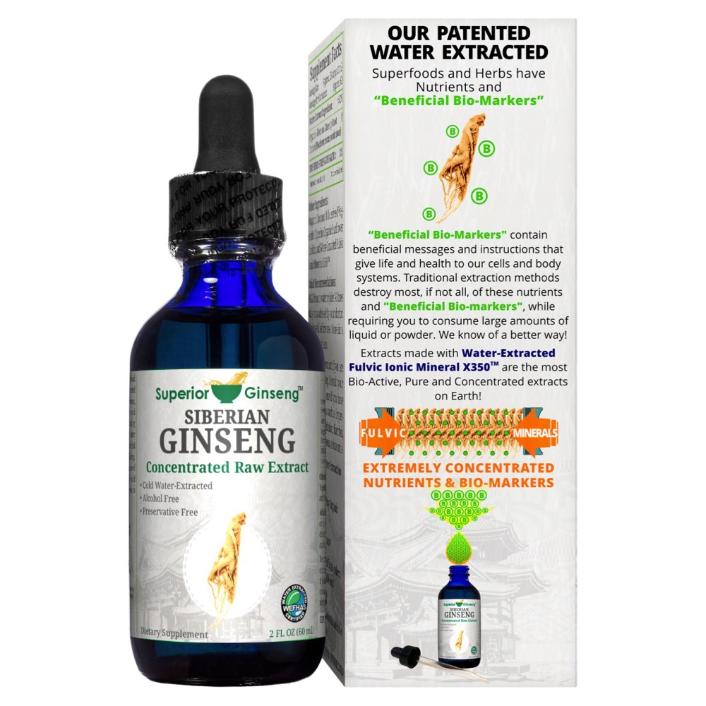 Siberian Ginseng Extract 2oz - Optimally Organic