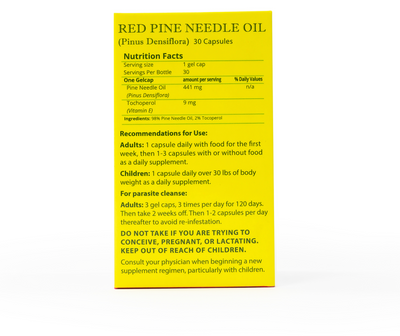 Red Pine Needle Oil - Vegan Capsules (30)