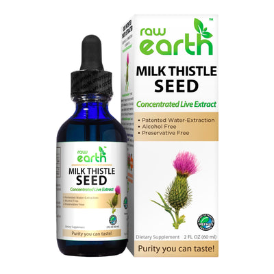 Milk Thistle Seed Extract 2oz - Raw Earth Extracts