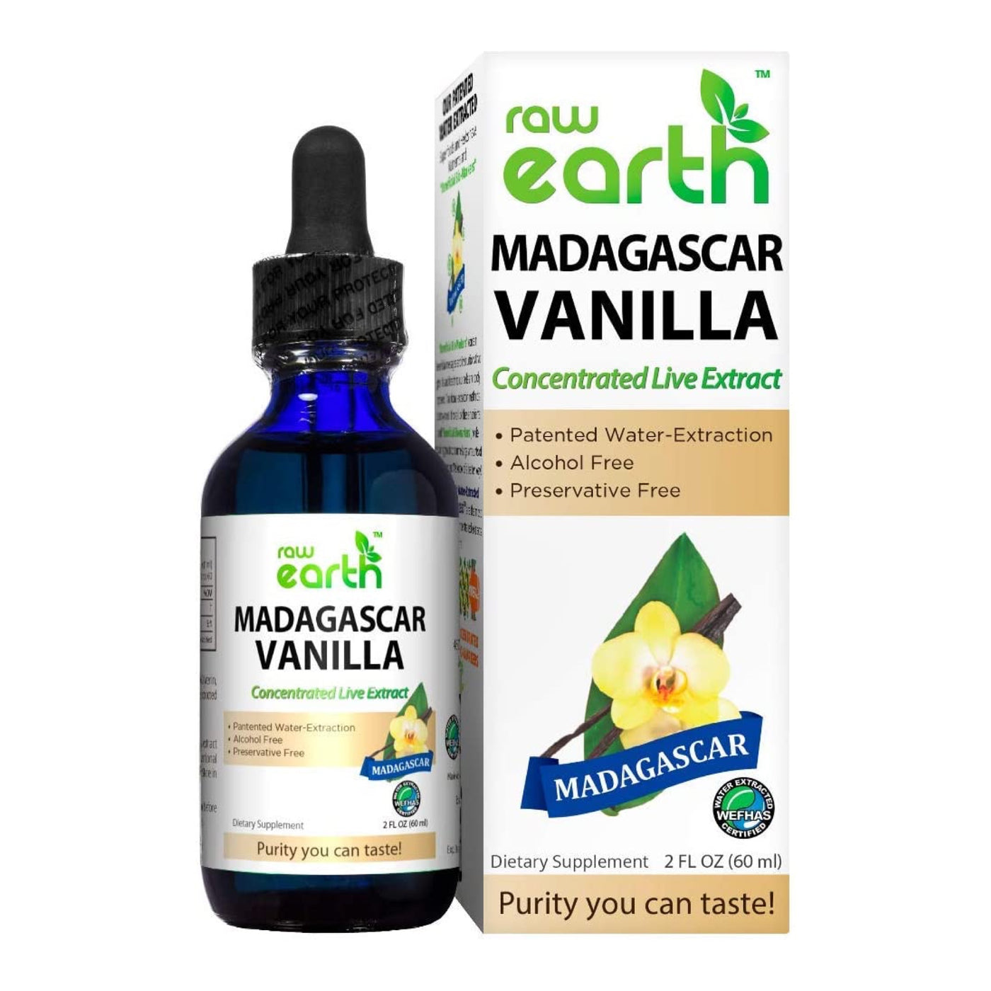 Madagascar Vanilla Extract 2oz - Raw Earth Extracts